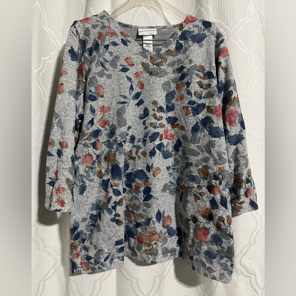 Alfred Dunner Blue and Gray Pajama Set Small (Pants) & Medium (Top) - Picture 2 of 8